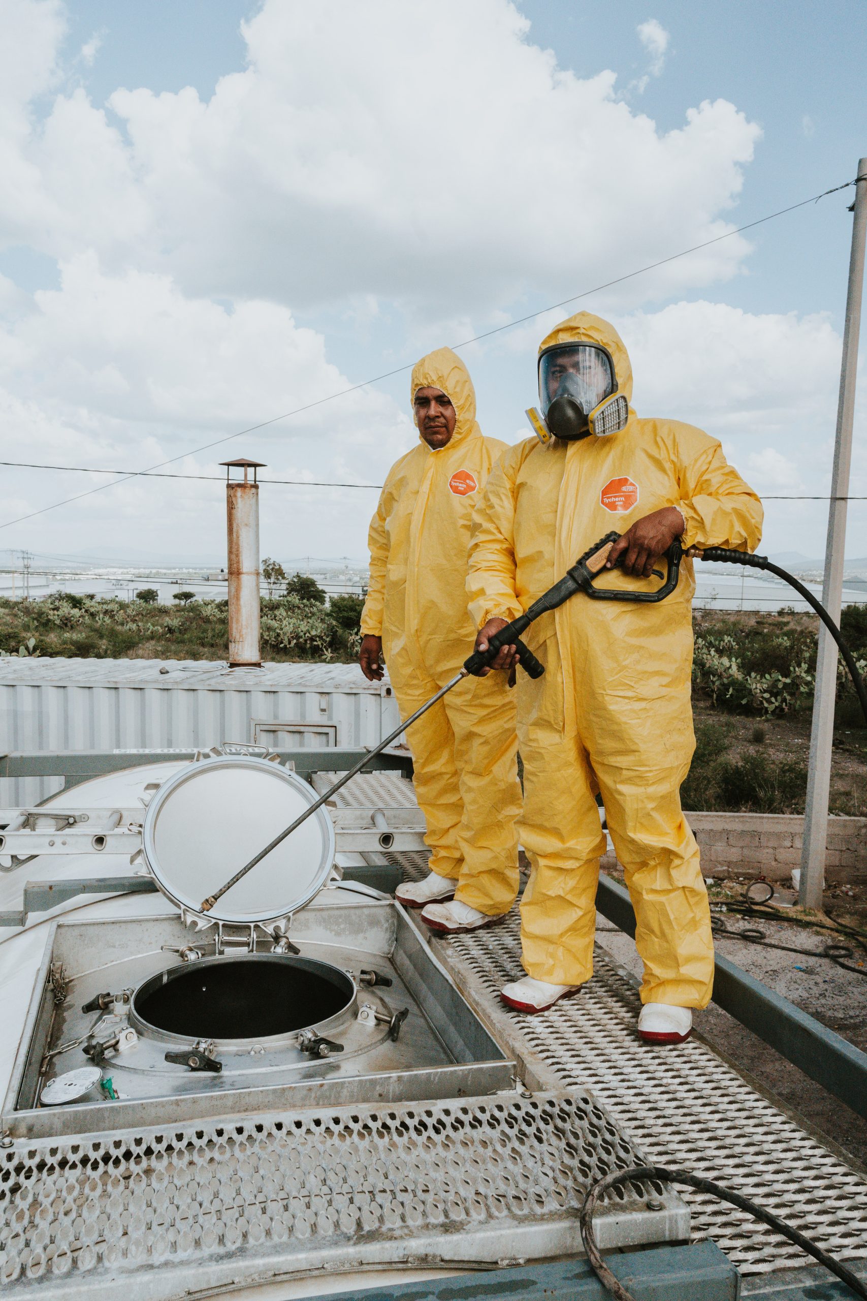 Lavado y reparación de contenedores